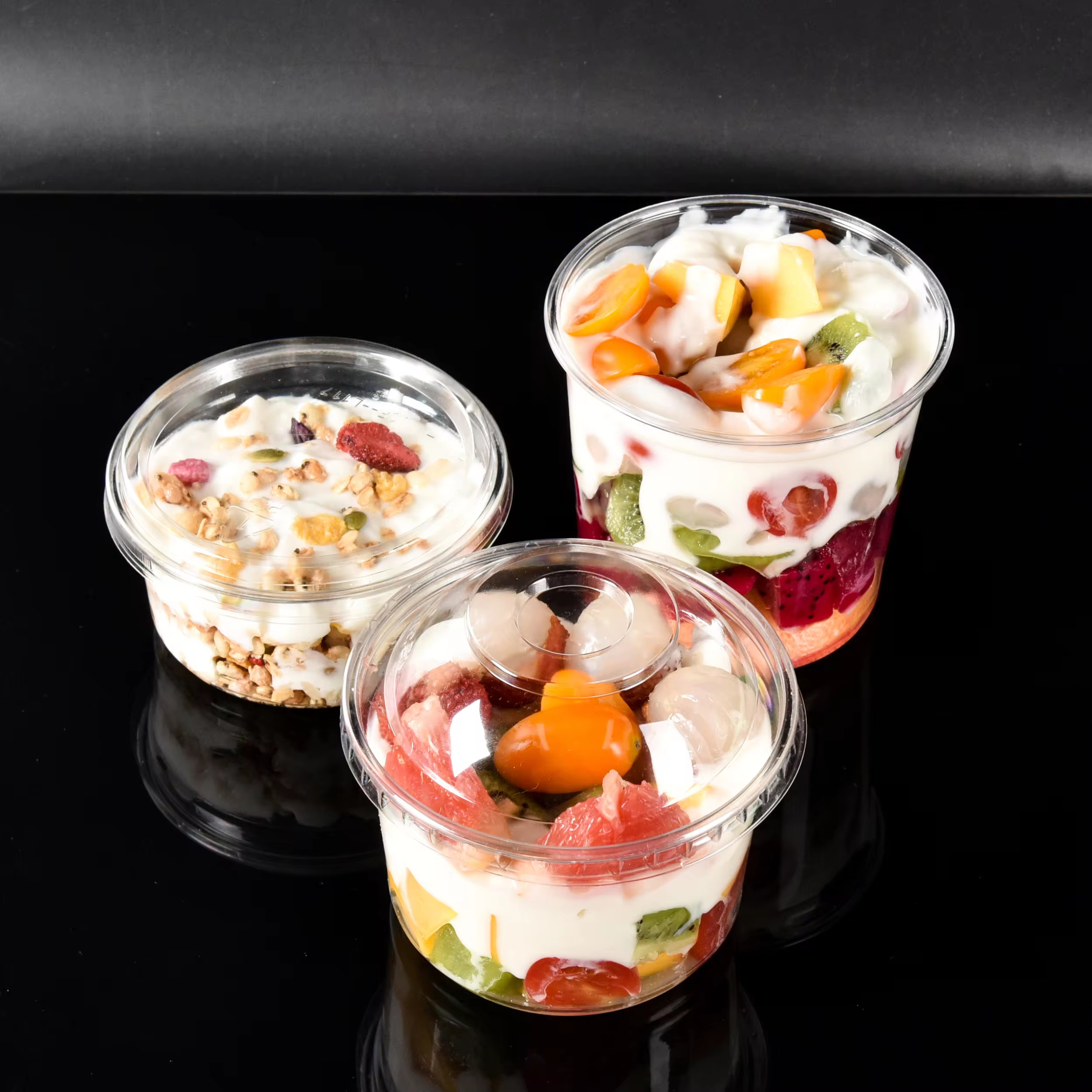 Lesui Disposable Fruit Cup Containers: Carefully Regulating Airflow and Guarding Against Humidity
